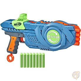 ナーフ エリート2.0 フリップショット フリップ8ブラスター ブルー NERF エアガン 送料無料