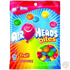 Airheads キャンディバイトバッグ フルーツ ノンメルティング 3.8 oz(107.7g) 12パック 送料無料