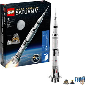 LEGO(レゴ) アイデアズ NASA アポロ サターンV 92176 宇宙モデル ロケット 子供と大人に 科学組み立てキット (1969ピース) 送料無料