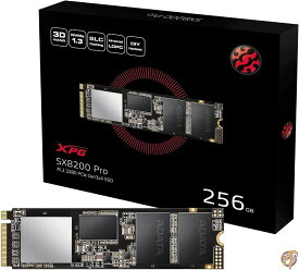 ADATA ASX8200PNP-256GT-C XPG SX8200 Pro PCIe Gen3x4 M.2 2280 SSD 256GB 3D 送料無料