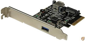 StarTech.com 2x USB 3.1(10Gbps)増設PCIeカード PEXUSB311EI 送料無料