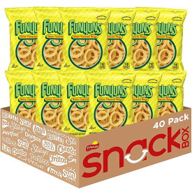 Funyuns ファニオン 玉ねぎ風味 オニオンリング スナック 詰め合わせ 40袋入り たまねぎ まとめ買い 袋入り 大量 アメリカお菓子 ファニオン大量