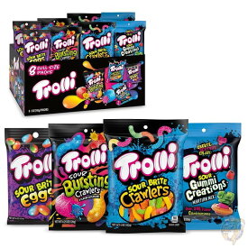 【最大1000円クーポン！スーパーセール】Trolli センセーション バラエティパック 53oz(1.5kg) 8パック 送料無料