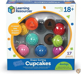 【最大1000円クーポン！スーパーセール】Game / Play Learning Resources Smart Snacks Shape Sorting Cupcakes Toy