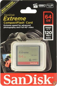 SanDisk(サンディスク) エクストリーム コンパクトフラッシュカード CF Extreme 64GB 120MB/s UDMA7 800倍速