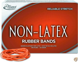 Latex-Free Orange Rubber Bands, Size 19, 3-1/2 x 1/16, 1750/Box (並行輸入品)