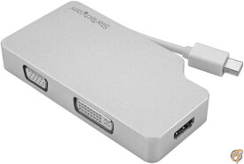 StarTech.com トラベルAVアダプタ アルミ製ケース スリーインワン(3 in 1)Mini DisplayPort -