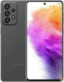 【最大1000円クーポン！スーパーセール】【SIMフリー】Samsung Galaxy A73 5G Dual Sim SM-A736B 128GB (8GB RAM) グレー