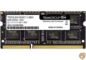 TEAMGROUP (チームグループ) Elite DDR3L 8GB シングル 1600MHz PC3-12800 CL11 アンバッファード