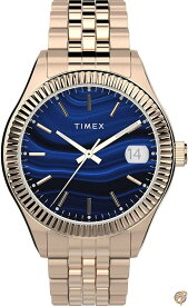 Timex 34 mm Waterbury SST Blue/Rose Gold One Size