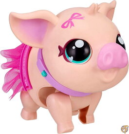 【最大1000円クーポン！スーパーセール】Little Live Pets - My Pet Pig | ソフトでジグリーなインタラクティブなおもちゃの豚