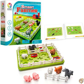 SmartGames スマートファーマー ボードゲーム 楽しい STEM 集中 認知スキル構築 脳ゲーム パズルゲーム 対象年齢4歳以上