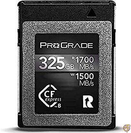 ProGrade デジタルメモリーカード CFexpressタイプB カメラ用|ファイルの高速転送と大きなストレージに最適化 | 325GB
