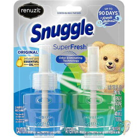 Renuzit リナジット 日用品 Snuggle 芳香剤 オイル 詰め替え 2個パック スーパーフレッシュ オリジナの香り2405545