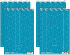 Spiral Steno Notebook, Gregg Rule, 6 x 9, Blue, 4 80-Sheet Pads/Pack (並行輸入品)