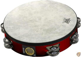 [レモ]Remo Fiberskyn Tambourine Quadura Deep Red, 8 TA-5208-52 [並行輸入品]