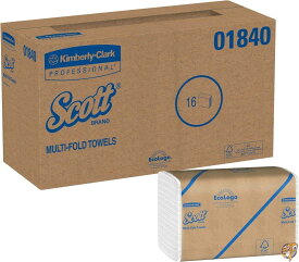 SCOTT Multifold Paper Towels, 9 1/5 x 2/5, White, 250/Pack, 16/Carton (並行輸入品)