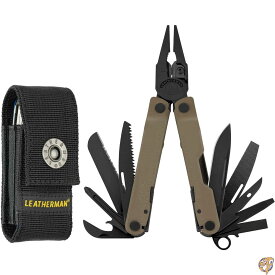 LEATHERMAN(レザーマン) マルチツール REBAR(リーバー) コヨーテ タン ナイロンケース付き [並行輸入品]