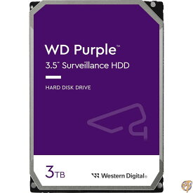 Western Digital HDD 3TB WD Purple 監視システム 3.5インチ 内蔵HDD WD30PURZ