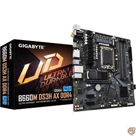 GIGABYTE B660M DS3H AX DDR4 Rev.1.0 マザーボード Micro-ATX [Intel B660チップセット搭載] MB5685 ブラック