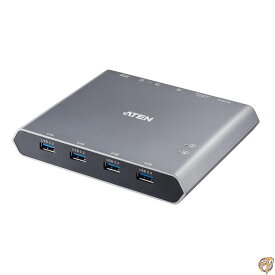 ATEN 8K対応 2ポート USB-C KVMスイッチ（DisplayPort/USB-C/USB3.2 ドッキングステーション付き）/ Duo Flex（最大8K対応) US3311