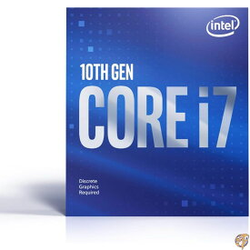 INTEL CPU Core i7-10700F 2.9 GHz 8コア LGA 1200プロセッサー BX8070110700F 【 BOX 】 日本正規流通品