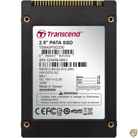 Transcend 64GB SSD 2.5インチ IDE TS64GPSD330
