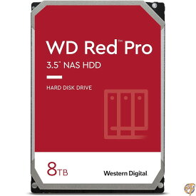 WD HDD 内蔵ハードディスク 3.5インチ 8TB Red Pro NAS用 WD8003FFBX SATA3.0 7200rpm 256MB