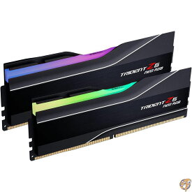 G.Skill Trident Z5 NEO RGBシリーズ (AMD Expo) 32GB (16GB x 2) 288ピン SDRAM DDR5 6000 CL36-36-36-96 1.35V デュアルチャンネル デスクトップメモリ F5-6000J3636F16GX2-TZ5NR (マットブラック)