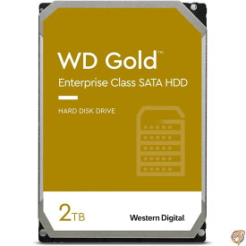 【最大1000円クーポン！スーパーセール】Western Digital HDD 2TB WD Gold エンタープライズ 3.5インチ 内蔵HDD WD2005FBYZ