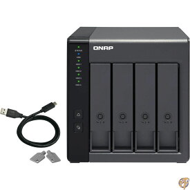 【最大1000円クーポン！スーパーセール】QNAP(キューナップ) TR-004 4ベイ USB 3.0 RAID 拡張エンクロージャー DAS (ダイレクトアタッチドストレージ)