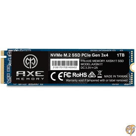 AXE MEMORY アクス SSD 1TB PCIe Gen 3.0 ×4 NVMe 内蔵M.2 2280 - AXSN1T