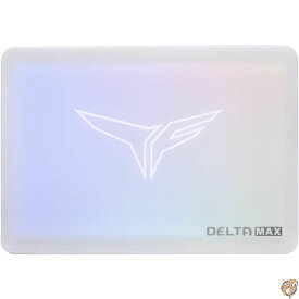 TEAMGROUP T-Force Delta MAX Lite(ドラムレス) ホワイト ARGB 512GB 3D NAND TLC 2.5インチ SATA III 内蔵SSD (R/W 速度 550/500MB/s) T253TM512G0C425