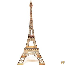 allgala エッフェル塔像 装飾用 合金製 サイズ約60センチ（24インチ） ローズ ゴールド