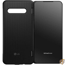LG (エルジー) デュアルスクリーン ケース V60 ThinQ 5G用 Type-Cアダプター付き - ブラック (LM-V605N)