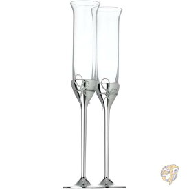 ウェッジウッド Wedgwood ヴェラ ワン ラブ ノット 乾杯フルートグラス ペア シャンパングラス T935100