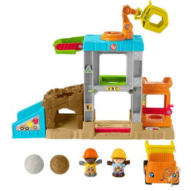幼児学習おもちゃ 建設現場プレイセット 積み込んで学ぶ ダンプトラック付き HFC19 Fisher-Price フィッシャープライス