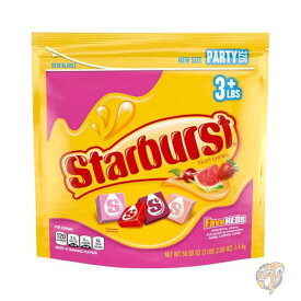 スターバースト Starburst お菓子 フルーツチューズ キャンディ パーティーサイズ 1417g 1個 10022000280883