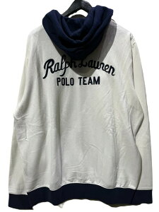 POLO RALPH LAUREN/�|�������t���[����Polo club �W�b�v�p�[�J�[�@white multi