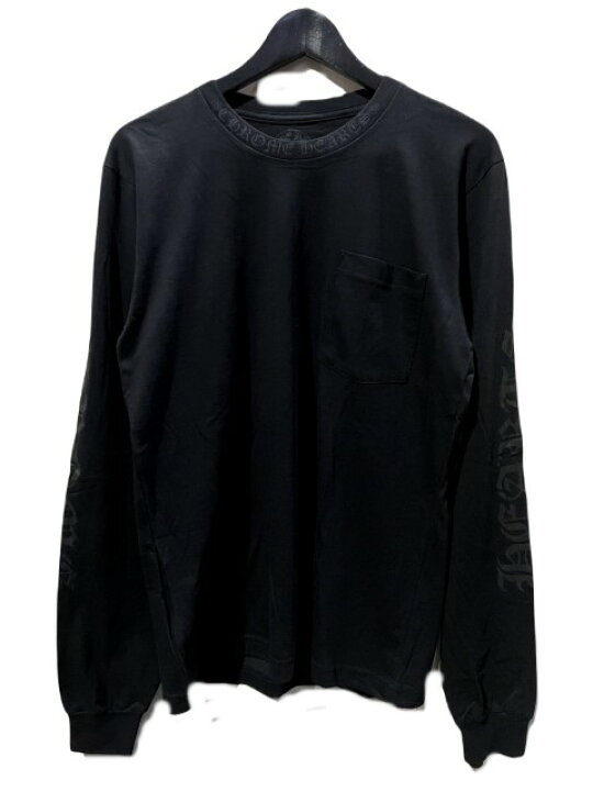 楽天市場】CHROME HEARTSクロムハーツネックロゴロンT black/black 