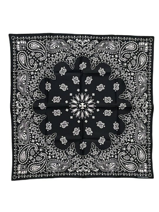 楽天市場】CHROME HEARTSクロムハーツシルクバンダナ black : AMERICAN 