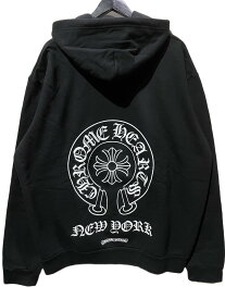 XLサイズCHROME HEARTSクロムハーツNYプルオーバーパーカーblack