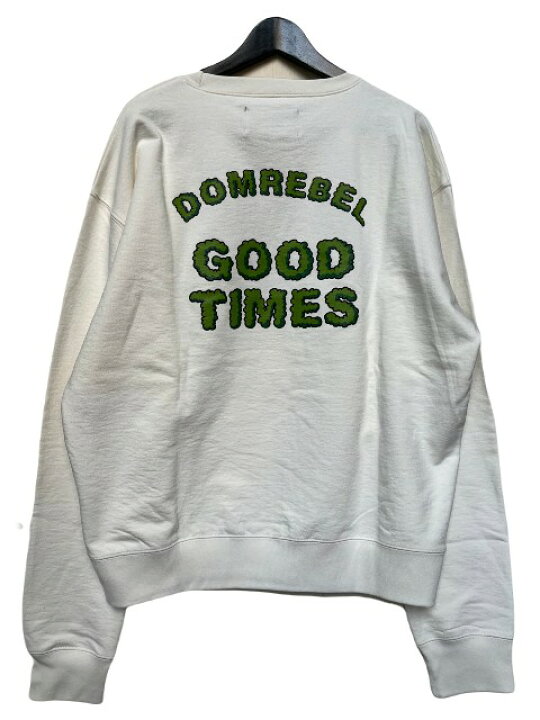楽天市場】DOM REBEL/ドムレーベルGOOD SWEATSHIRT 刺繍モデル ivory 