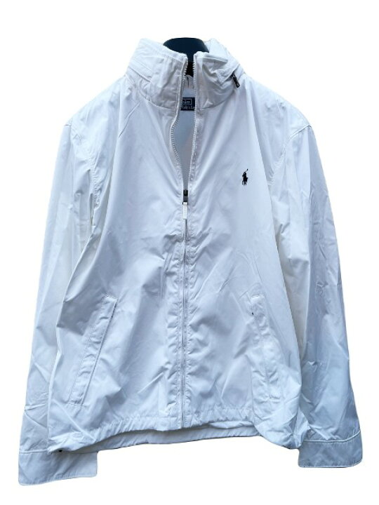 楽天市場】POLO RALPH LAURENラルフローレンナイロンジャケットwhite  