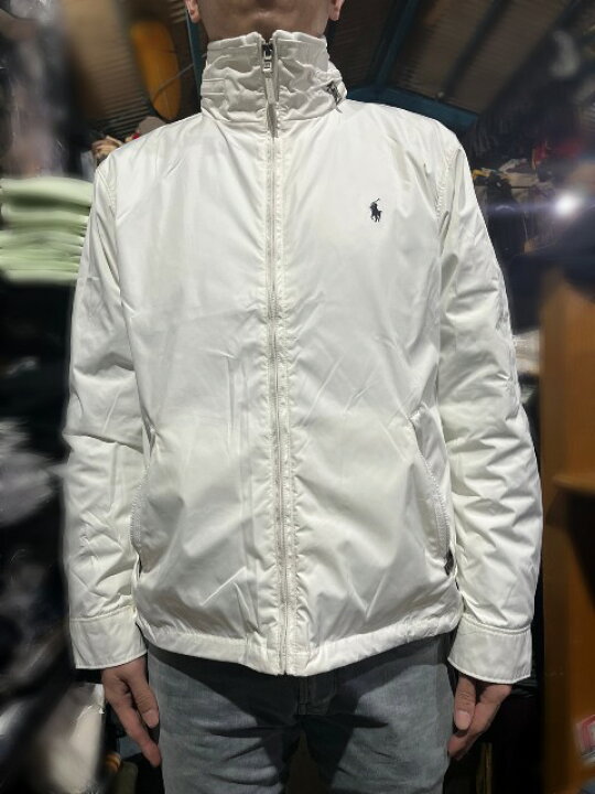 楽天市場】POLO RALPH LAURENラルフローレンナイロンジャケットwhite  