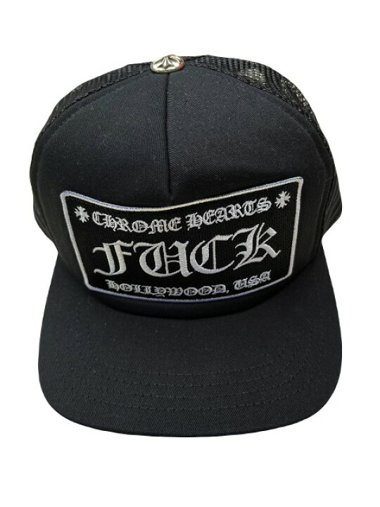 楽天市場】CHROME HEARTS クロムハーツ FUCK キャップ black/black CAP 