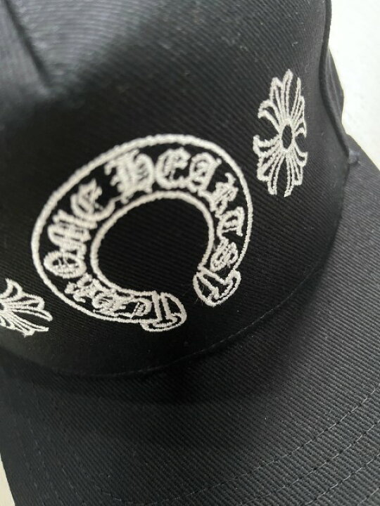 楽天市場】CHROME HEARTSクロムハーツ5 PANEL CH+ HORSESHOE CAP black 
