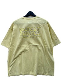 BANKS JOURNALバンクスジャーナルDEEPEST REACHES BUBBLE S/S TEE SHIRT washed yellow