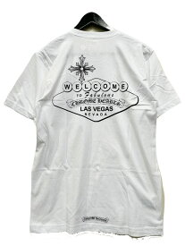 CHROME HEARTSクロムハーツWELCOME ラスベガス限定モデルTシャツ　white
