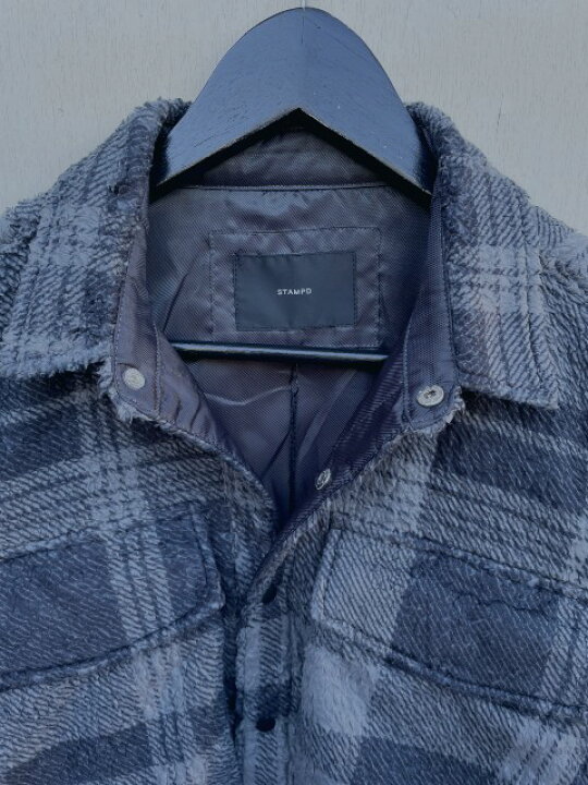 楽天市場】STAMPDスタンプドCropped Plaid Sherpa Button Down Plaid 